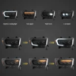 2007-2013 Tundra Headlights Replacement With LED Matrix Projector 1