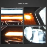 2007-2013 Tundra Headlights Replacement With LED Matrix Projector Detail