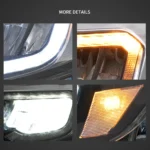 2011 WRX Headlights Replacement (08-14) With LED Sequential Style Detail