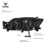 2011 WRX Headlights Replacement (08-14) With LED Sequential Style Wiring Harness