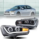 2008 Mitsubishi Lancer Headlights Replacement (08-17) With LED Projector