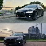 2008 Mitsubishi Lancer Headlights Replacement (08-17) With LED Projector Photos4