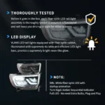07-21 Sequoia Headlights Assembly With Bright LED DRL - Image 14