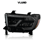 07-21 Sequoia Headlights Assembly With Bright LED DRL - Image 6