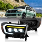 2007 Toyota Sequoia LED Headlights (07-21) Replacement With LED Matrix Projector