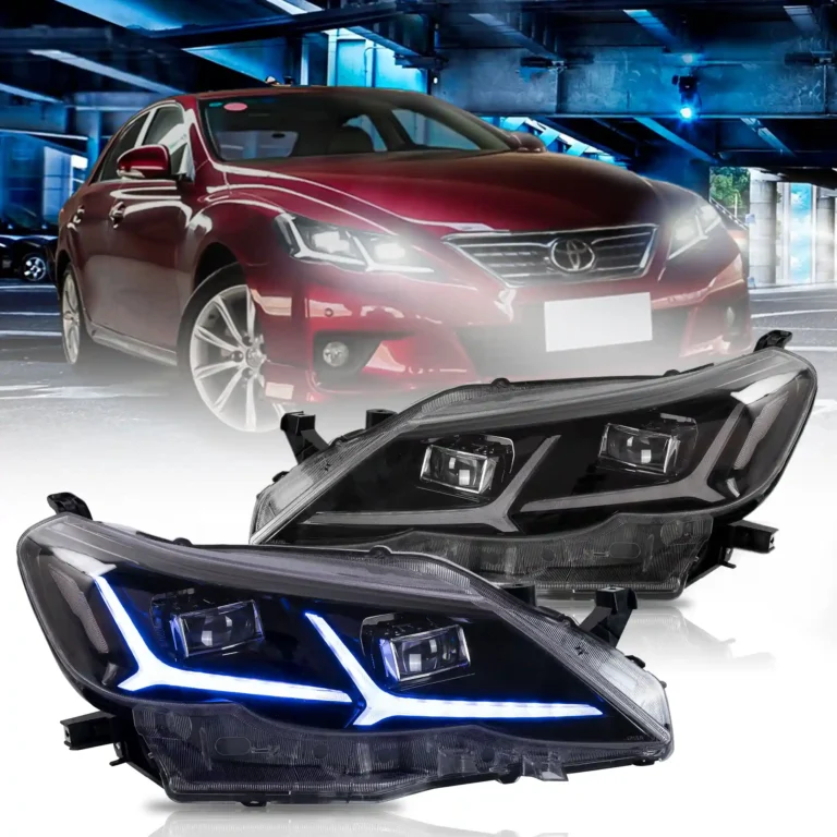 2009-2013 Mark X Headlights Retorfit With LED Projector