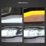 2012 Ram 1500 LED Headlights Assembly (09-18) With Sequential Animation Detail