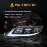 10-11 Toyota Camry Headlights Replacement With LED Projector Kits - Image 14