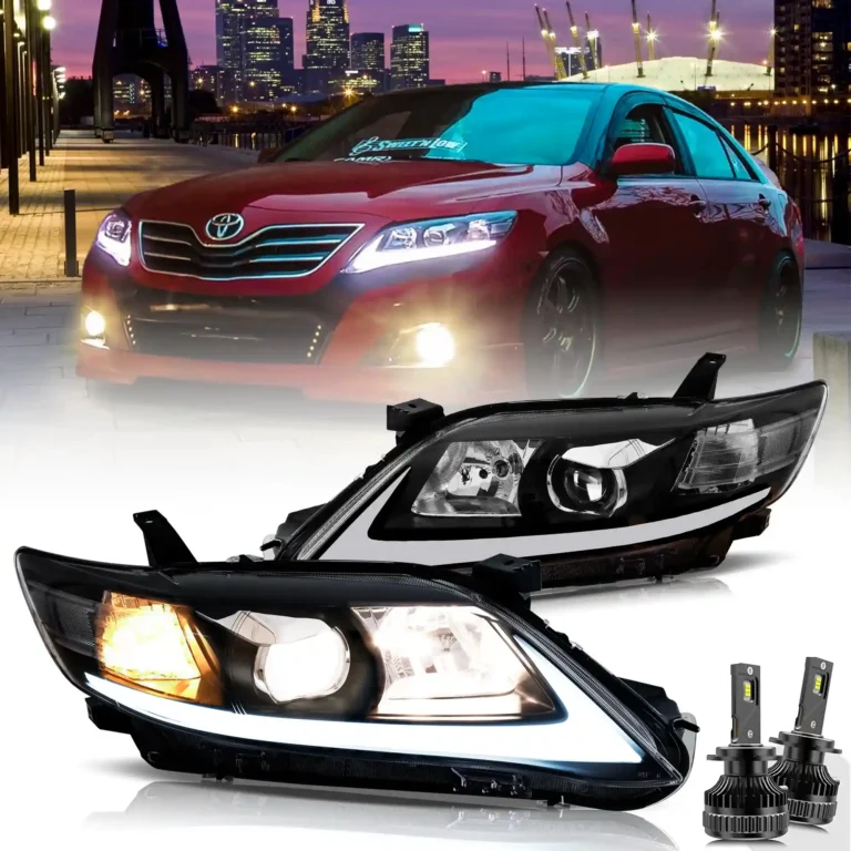 2010 Toyota Camry Headlights Replacement (10-11) With LED Projector Kits L