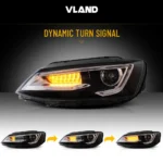 11-18 VW Jetta Headlights MK6 Replacement LED Performance Kits - Image 3