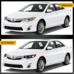 2012 Toyota Camry Headlights (12-14) Assembly Performance Kit Before and After