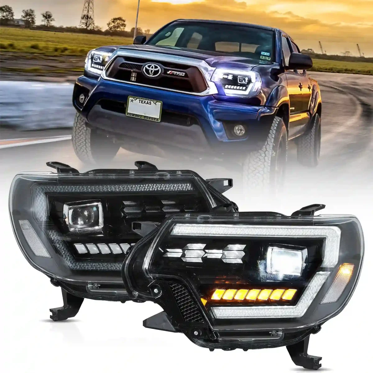 2012-2015 Tacoma LED Headlights Upgrade Performance LED Kits