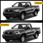 2012-2015 Tacoma LED Headlights Upgrade Performance LED Kits Before and After