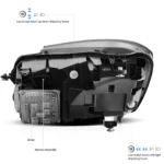 2015 Mercedes S550 Headlights Upgrade Kit (14-17) With LED Matrix Projector Wiring Harness