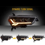 2014-2020 4runner Headlights Upgrade To LED Matrix Projector Sequential Turn Signal