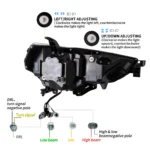 2014-2020 4runner Headlights Upgrade To LED Matrix Projector Wiring Harness