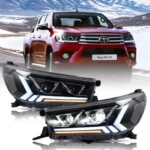 2015 Hilux Headlights (15-20) With Sequential LED Projector