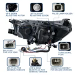 15-20 Hilux Headlights With Sequential LED Projector - Image 9