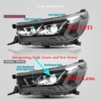 15-20 Hilux Headlights With Sequential LED Projector - Image 10