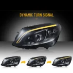 2015 C300 Headlights Mercedes C-Class W205 (15-21) Upgrade Kit Sequential Turn Signal