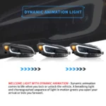 2015 Subaru WRX Headlights (15-21) Upgrade To LED Projector Dynamic Animation Light