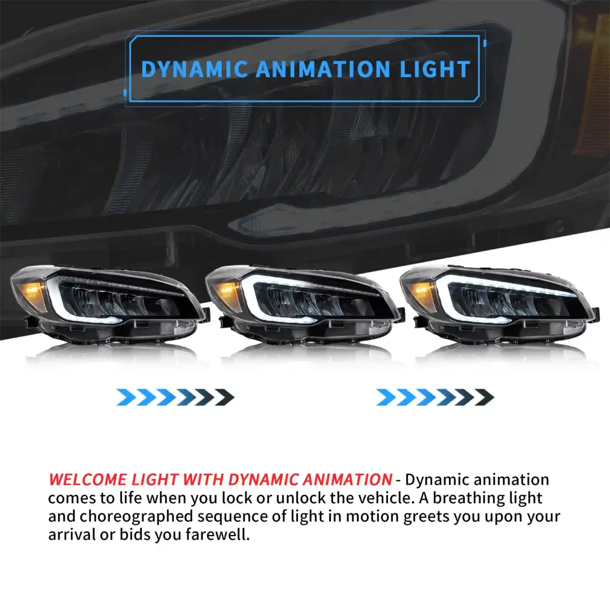 2015 WRX LED Headlights (15-21) Assembly Retrofit Kits Start Up
