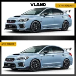 2015 WRX LED Headlights (15-21) Assembly Retrofit Kits Before and After C