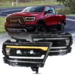 2022 Ram 1500 Headlights Upgrade To LED Matrix Projector C(19-24)