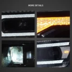 2022 Ram 1500 Headlights Upgrade To LED Matrix Projector Detail(19-24)