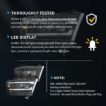 2020 Ram 1500 LED Headlights Replacement (19-24) With Bright DRL 14
