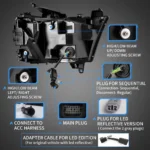 2020 Ram 1500 LED Headlights Replacement (19-24) With Bright DRL Wiring Harness