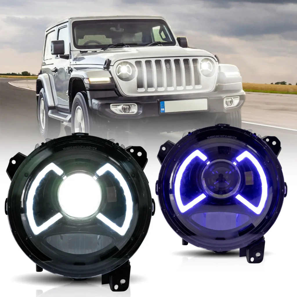 2020 Jeep Gladiator Headlights Replacement (20-24) With LED Animation B