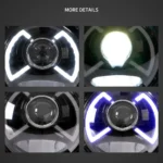 2020 Jeep Gladiator Headlights Replacement (20-24) With LED Animation Detail