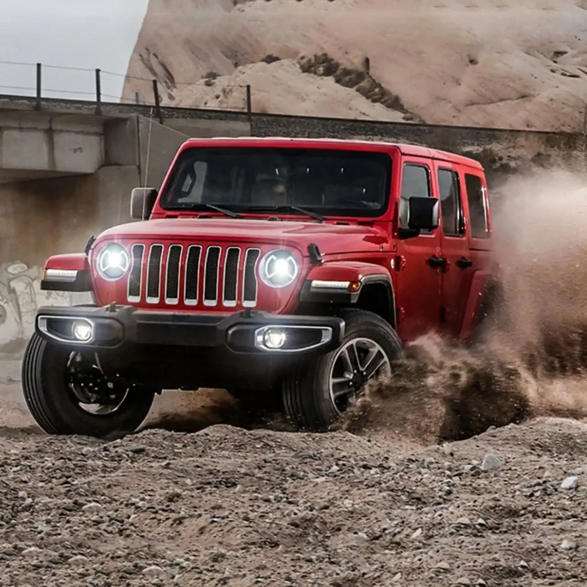 2020 Jeep Gladiator Headlights Replacement (20-24) With LED Animation Photos1