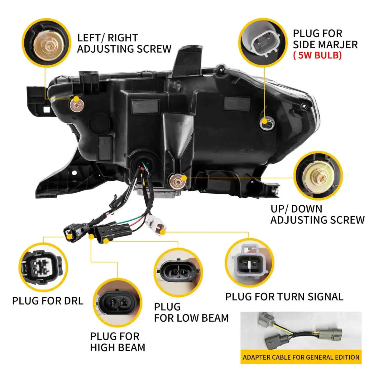 2016-2023 Tacoma Led Headlights Replacement With Pro Style - Image 10