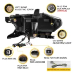 2016-2023 Tacoma Led Headlights Replacement With Pro Style - Image 10