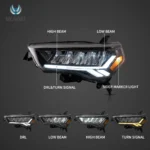 2023 4runner Headlights (21-24) Retrofit Performance Kits Function Show