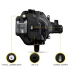 21-up Ford Bronco Headlights Replacement With LED Projector - Image 14