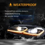 Golf MK7 5 headlights Upgrade To GTI:R Style 13