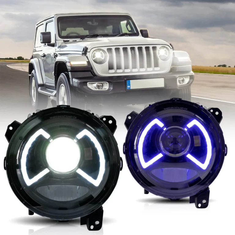 Jeep JL LED Headlights Upgrade X Design (18-24) B