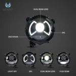 Jeep JL LED Headlights Upgrade X Design (18-24) Function Show
