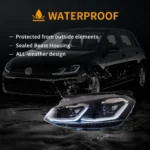 Golf MK7 Headlights Replacement With LED Projector - Image 12