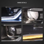 Golf MK7 Headlights Replacement With LED Projector Detail