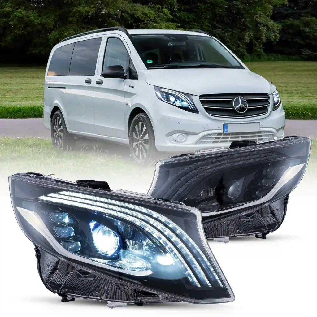 Mercedes Metris LED Headlights Upgrade Kit With New Style