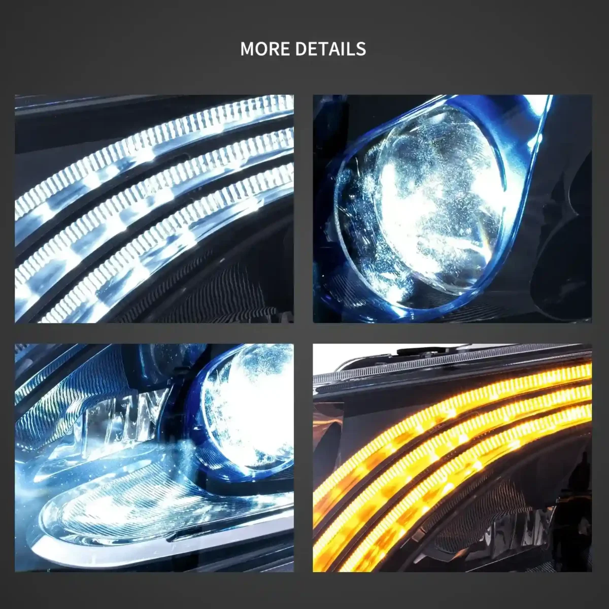Mercedes Metris LED Headlights Upgrade Kit With New Style Detail