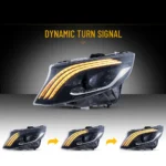 Mercedes Metris LED Headlights Upgrade Kit With New Style Sequential Turn Signal