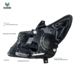Mercedes Metris LED Headlights Upgrade Kit With New Style Wiring Harness