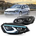 Vland MK7 Headlights With Full LED Matrix Projector