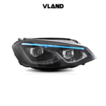 Vland MK7 Headlights With Full LED Matrix Projector Dynamic Display