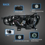 Vland Evo X Headlights Upgrade Kits (07-18) Wiring Harness